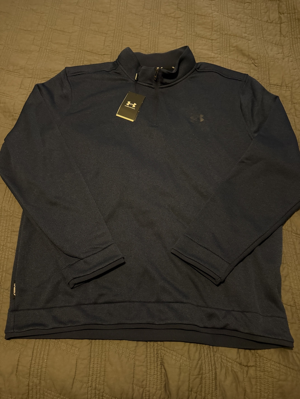 Under Armour Men’s Navy Quarter-Zip Pullover Jacket 2XL